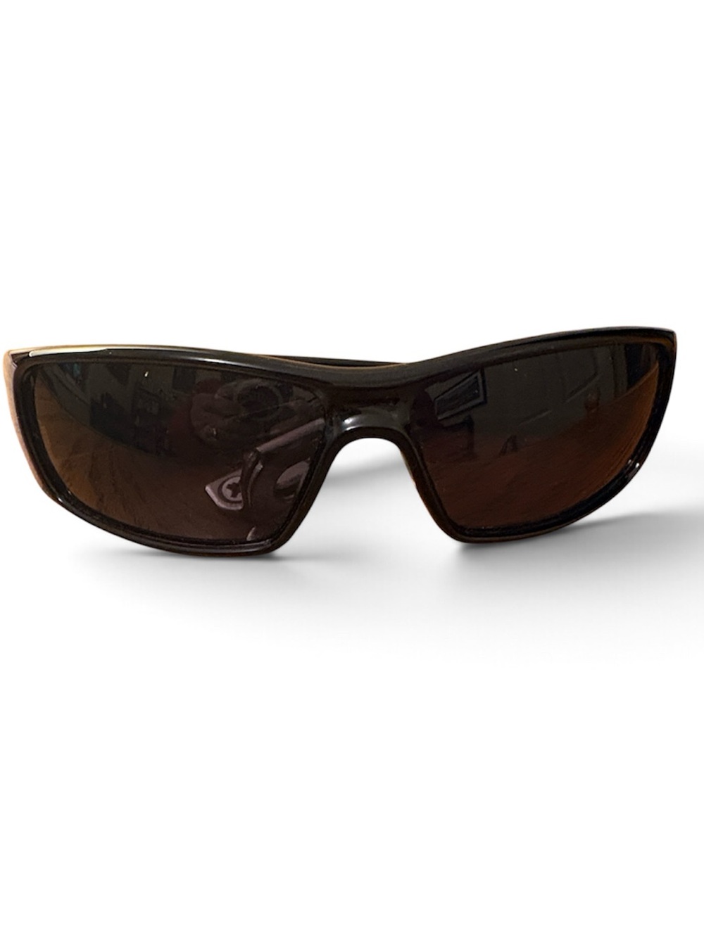 Air Force Men’s Black Wrap Sunglasses — Sleek Full-Coverage Design